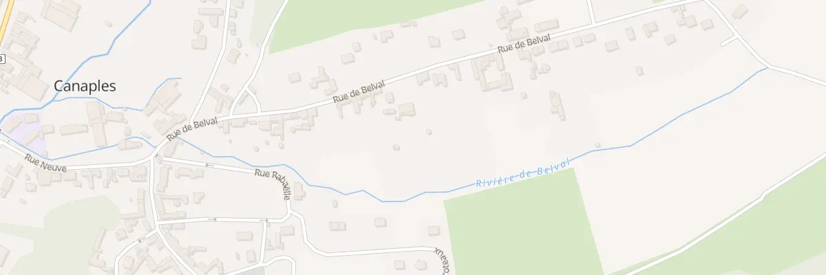 Plan du 294 Rue de Belval à Canaples