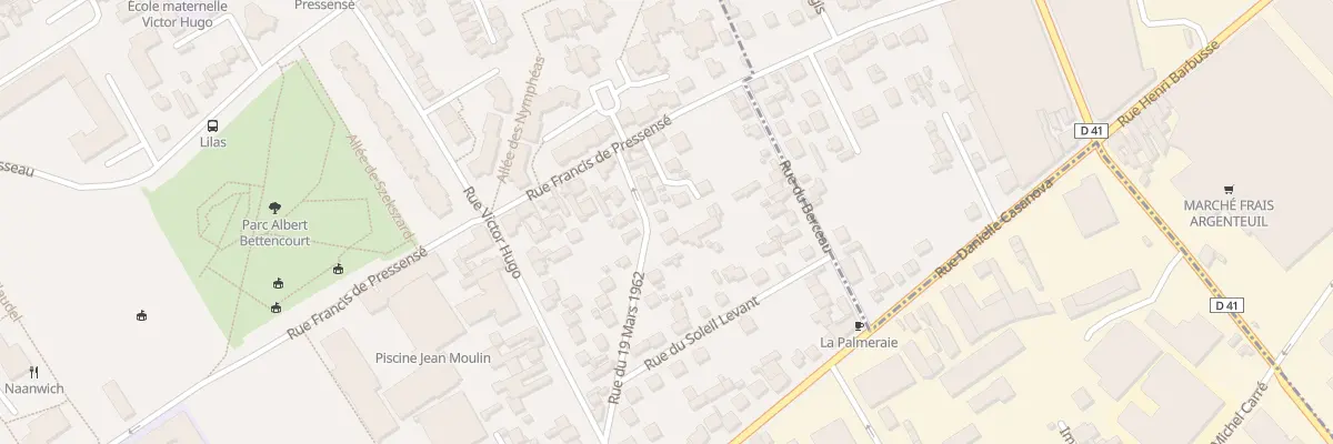 Plan du 18 Rue du Dix Neuf Mars 1962 à Bezons