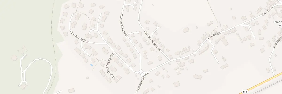 Plan du 10 Rue des Gaudines à Champagne-sur-Oise