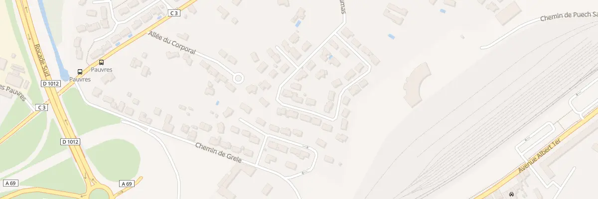 Plan du 39 Rue Alexandre Dumas à Castres