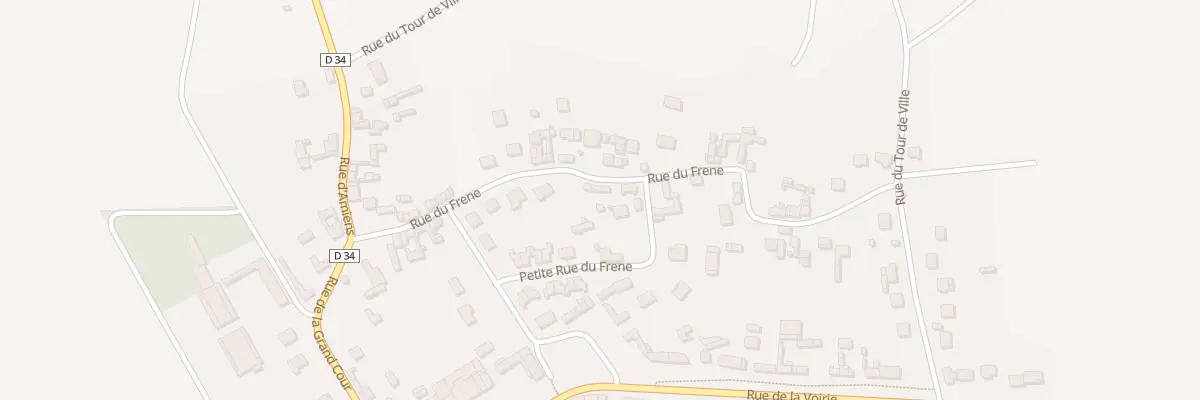 Plan du 16 Rue du Frêne à Hardivillers