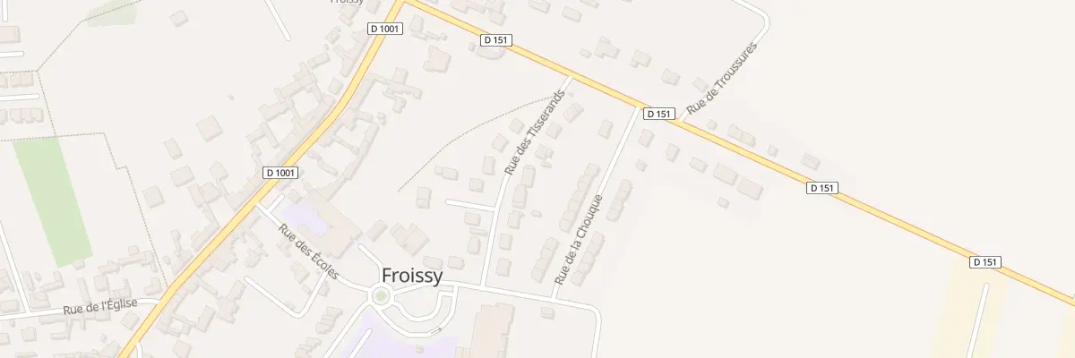 Plan du 7 Rue des Tisserands à Froissy