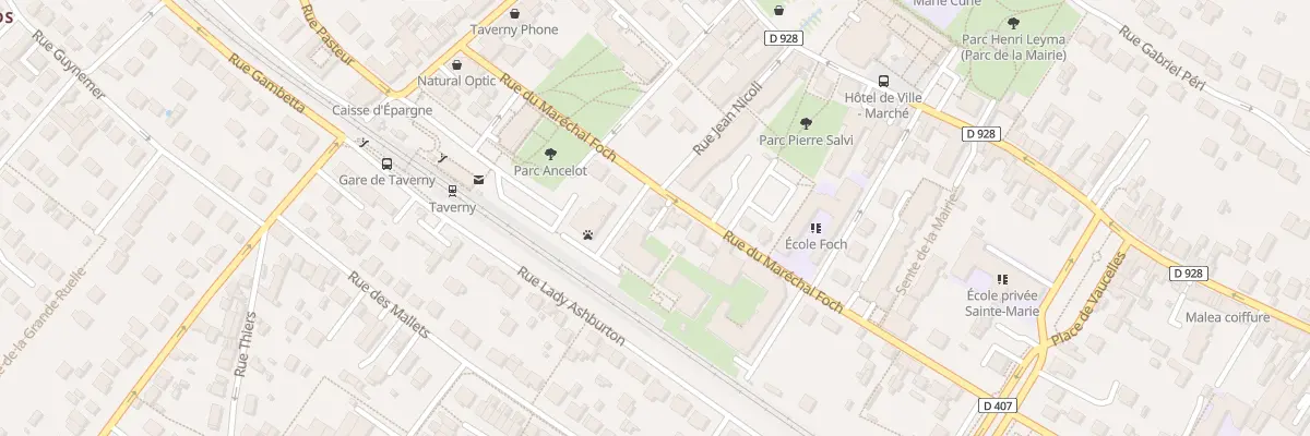 Plan du 141 Rue du Maréchal Foch à Taverny