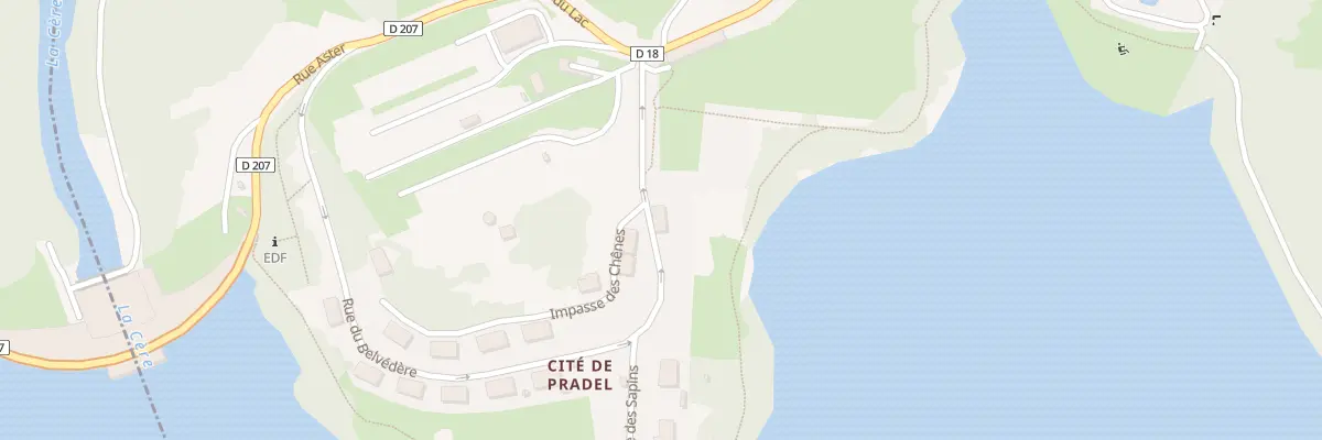Plan du 6100 Cité de Pradel à Saint-Étienne-Cantalès