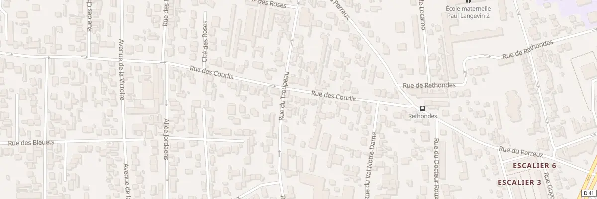Plan du 41 Rue des Courlis à Argenteuil