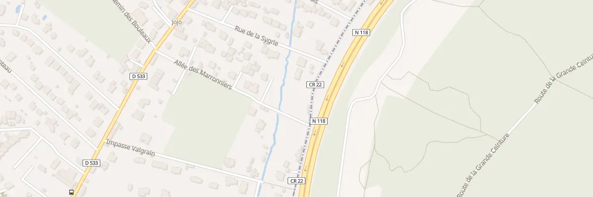 Plan du 23 All des Marronniers à Bièvres