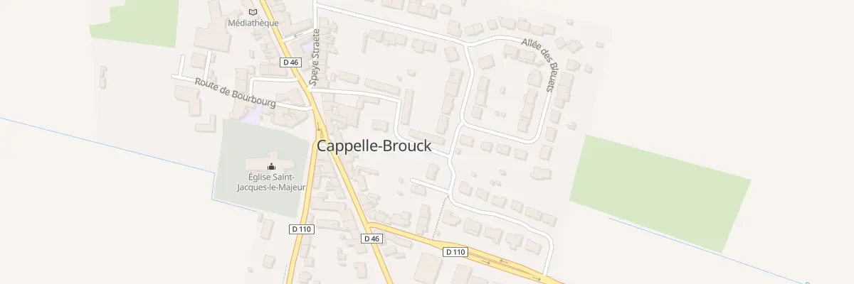 Plan du 61 All du Beguinage à Cappelle-Brouck