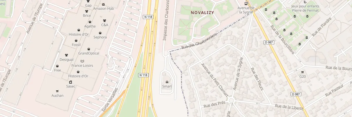 Plan du 42 Rue des Charbonniers à Clamart