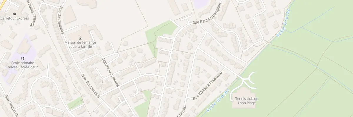 Plan du 230 Rue Paul Matrenghen à Loon-Plage