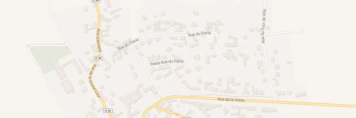 Plan du 11 Ptr Petite Rue du Frene à Hardivillers