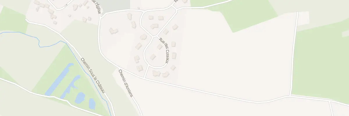 Plan du 36 Rue des Coteaux à Canaples