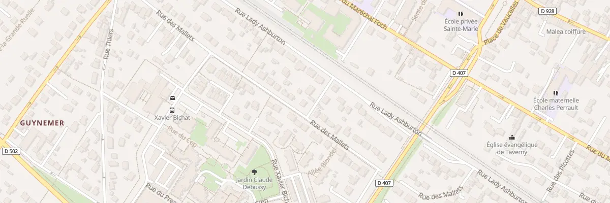 Plan du 43 Rue des Mallets à Taverny