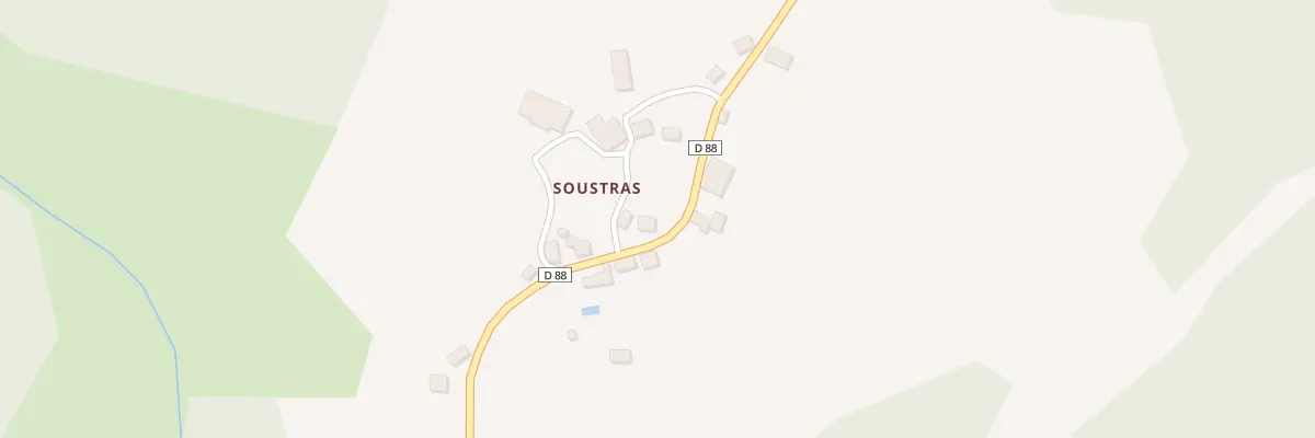 Plan du 13 Soustras à Palisse
