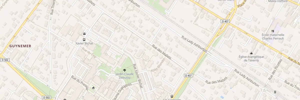 Plan du 46 Rue des Mallets à Taverny