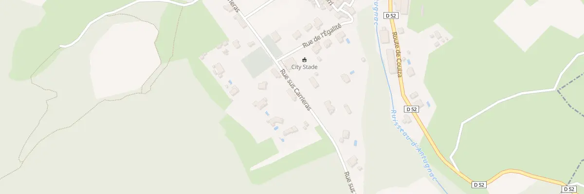Plan du 9 Cae Sus Carrieras à Antugnac