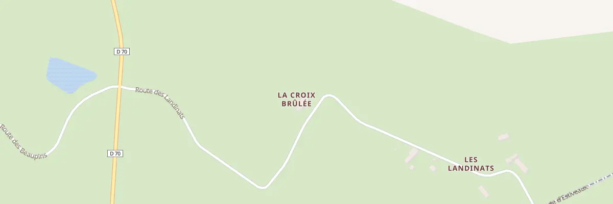 Plan du 443 Rte des Landinats à Maisonnais