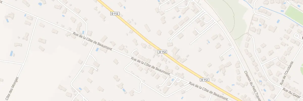 Plan du 30 Rue de la Côte de Beaumont à Castres