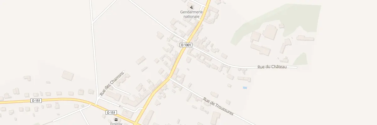 Plan du 10 Rue de Provinlieu à Froissy