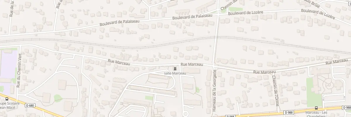 Plan du 82 Rue Marceau à Palaiseau