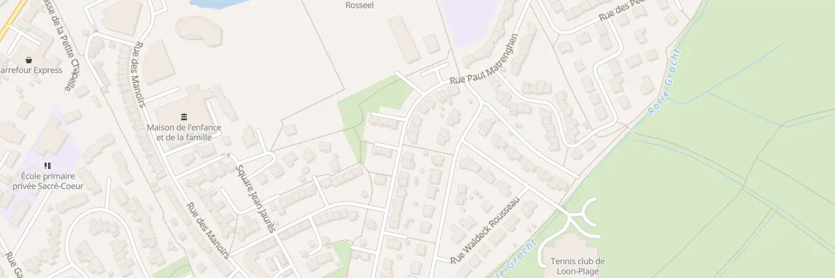 Plan du 260 Rue Paul Matrenghen à Loon-Plage