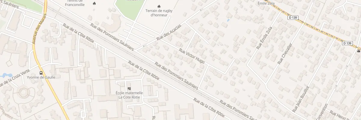 Plan du 13 Rue Victor Hugo à Franconville