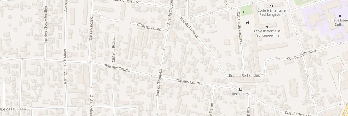 Plan du 36T Rue des Courlis à Argenteuil