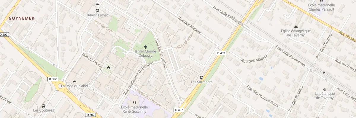 Plan du 4 All Sadi Carnot à Taverny