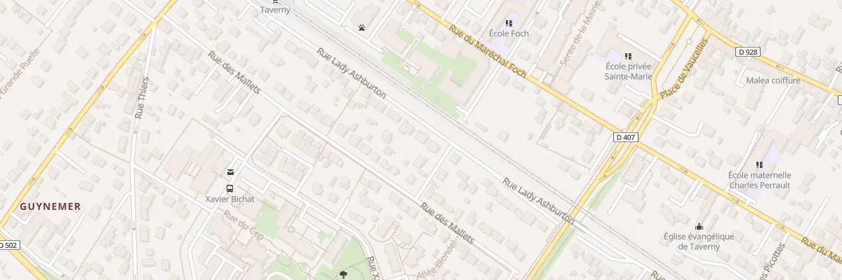Plan du 44 Rue Lady Ashburton à Taverny