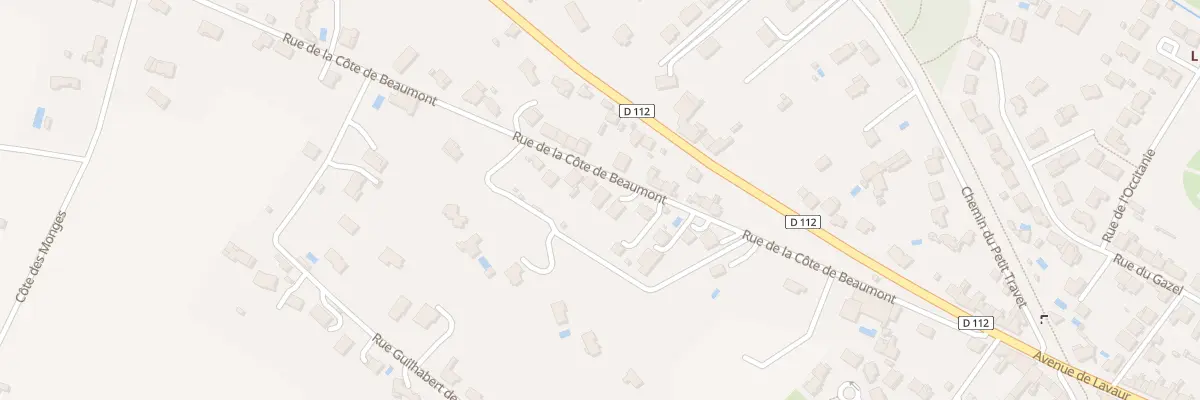 Plan du 41 Rue de la Côte de Beaumont à Castres