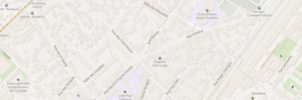Plan du 76 Rue Voltaire à Suresnes