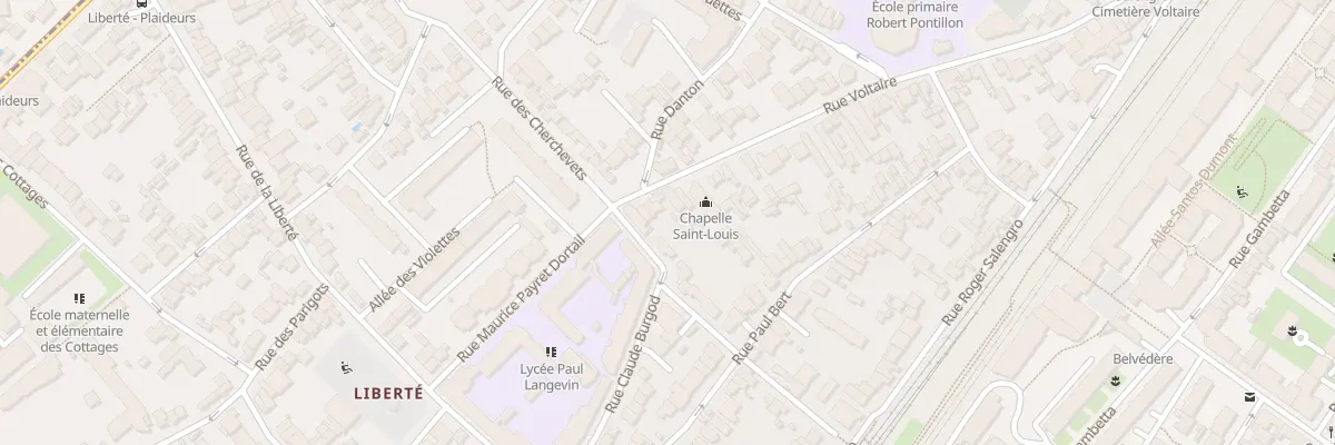 Plan du 91 Rue Voltaire à Suresnes