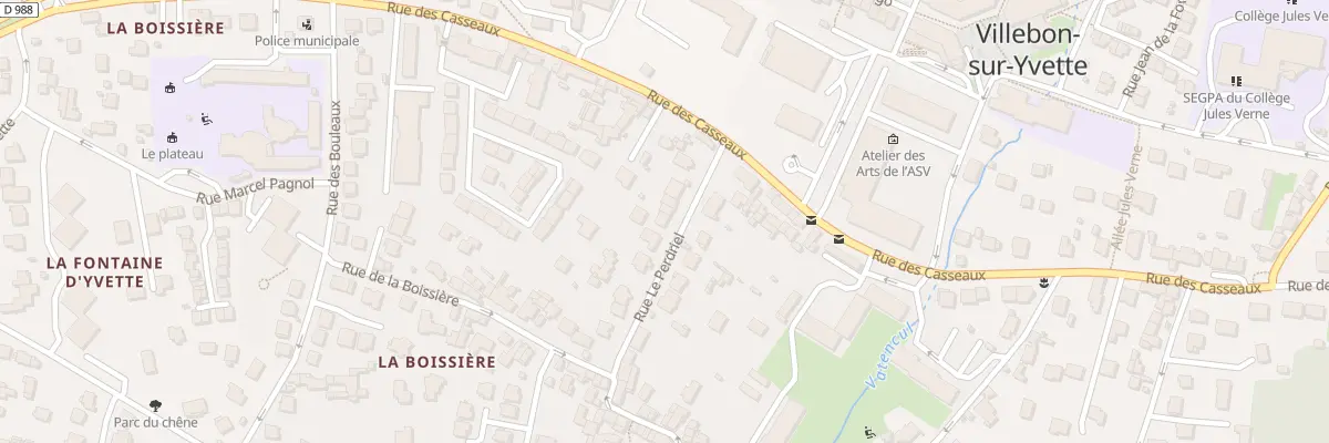 Plan du 8T Rue le Perdriel à Villebon-sur-Yvette