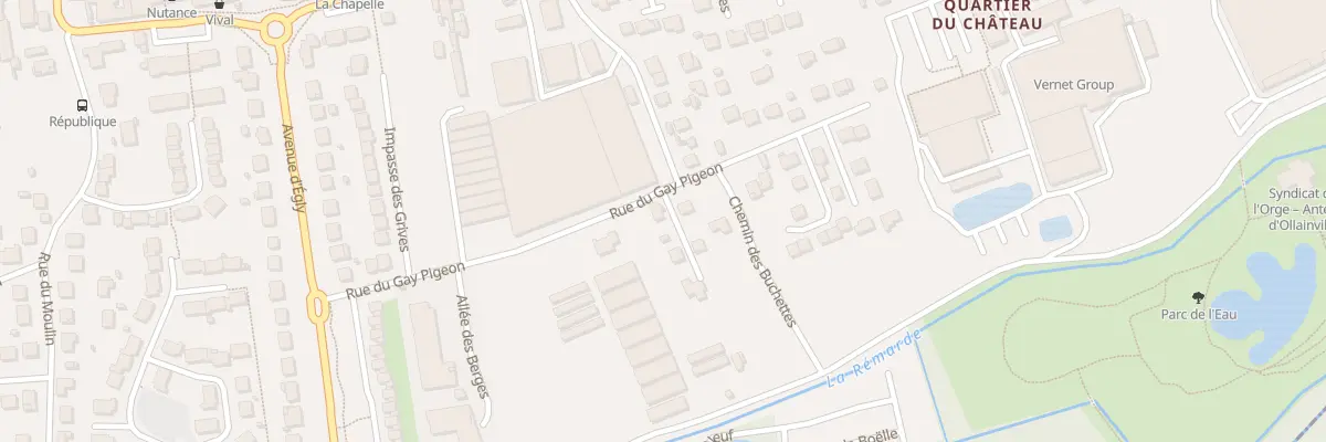 Plan du 17 Rue du Gay Pigeon à Ollainville