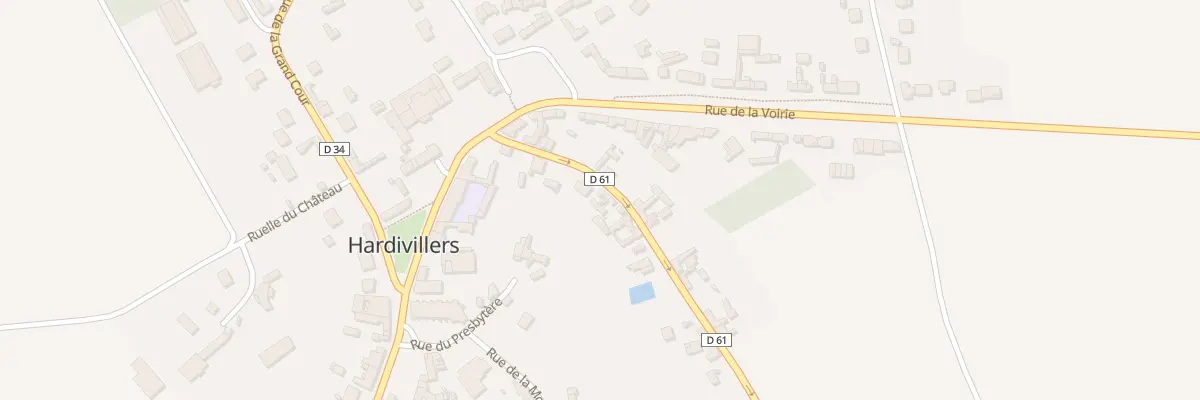 Plan du 6 Rue des Jardins à Hardivillers