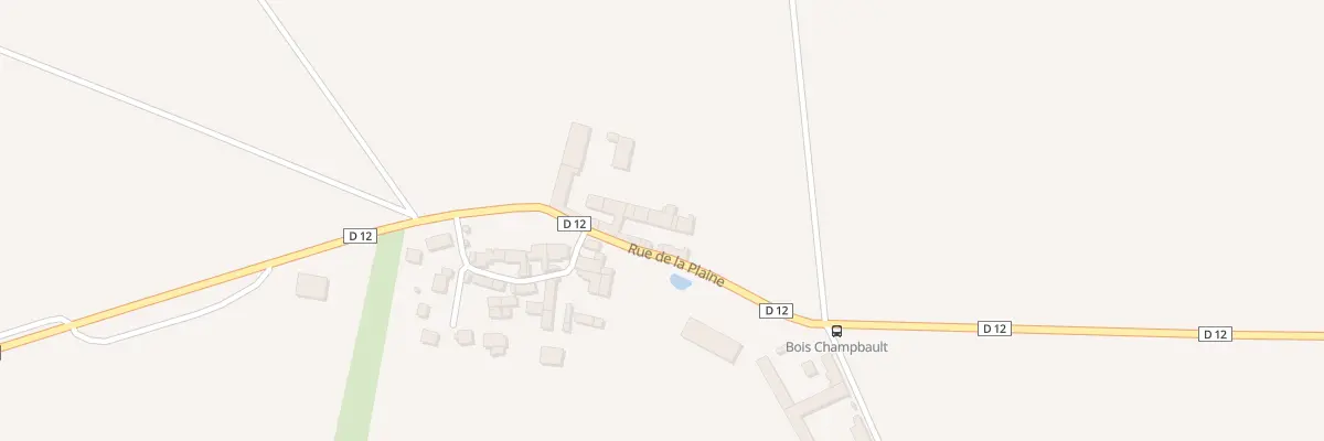 Plan du 5 Rue de la Plaine à Abbéville-la-Rivière