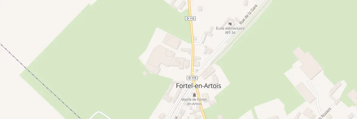 Plan du 4 Rue de Vacquerie à Fortel-en-Artois