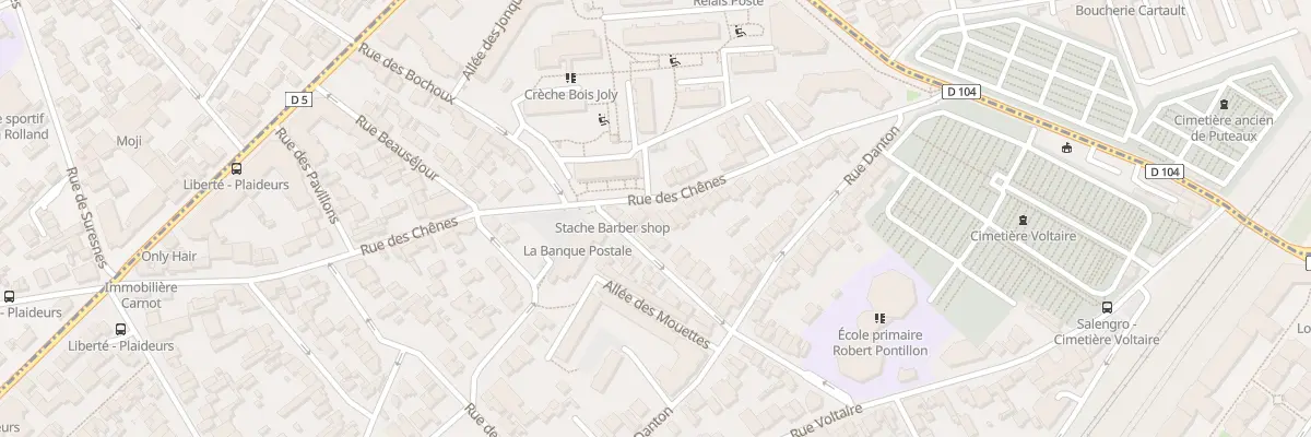 Plan du 62 Rue des Chênes à Suresnes