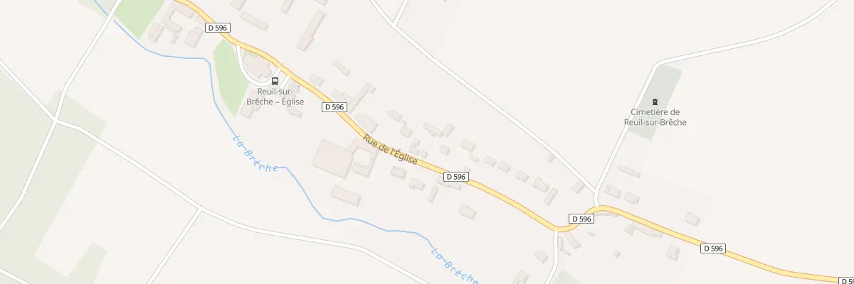 Plan du 43 Rue de l’Eglise à Reuil-sur-Brêche