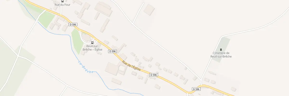 Plan du 41 Rue de l’Eglise à Reuil-sur-Brêche