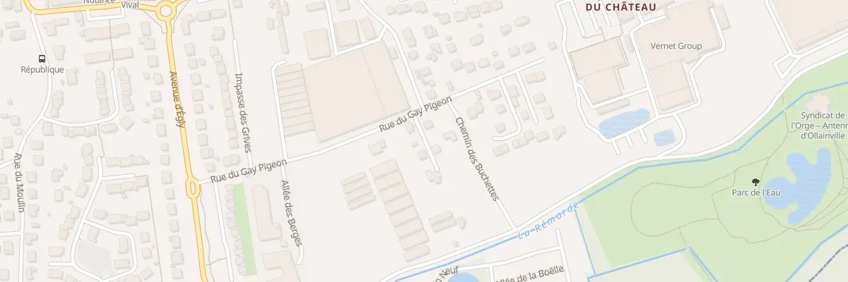 Plan du 17B Rue du Gay Pigeon à Ollainville