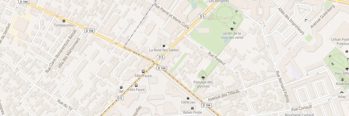 Plan du 13 Rue des Fusilles de la Resist à Puteaux