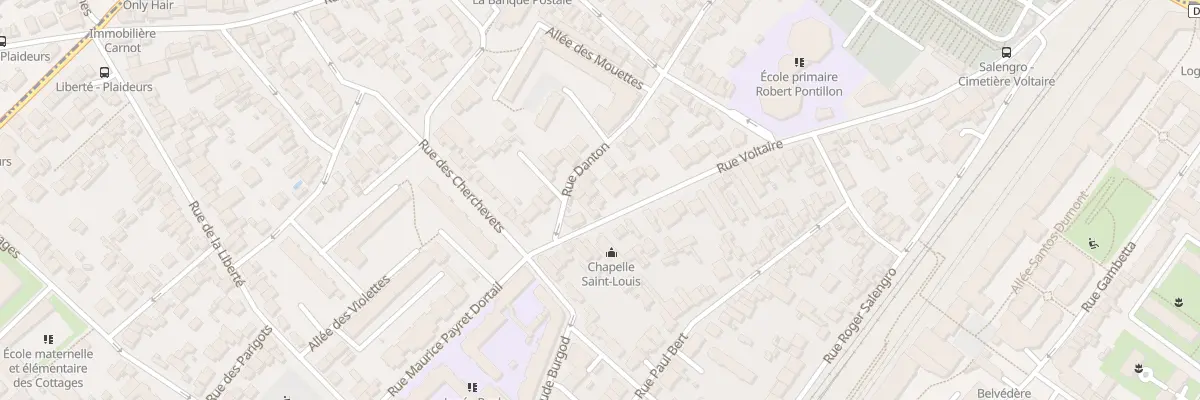 Plan du 72 Rue Voltaire à Suresnes