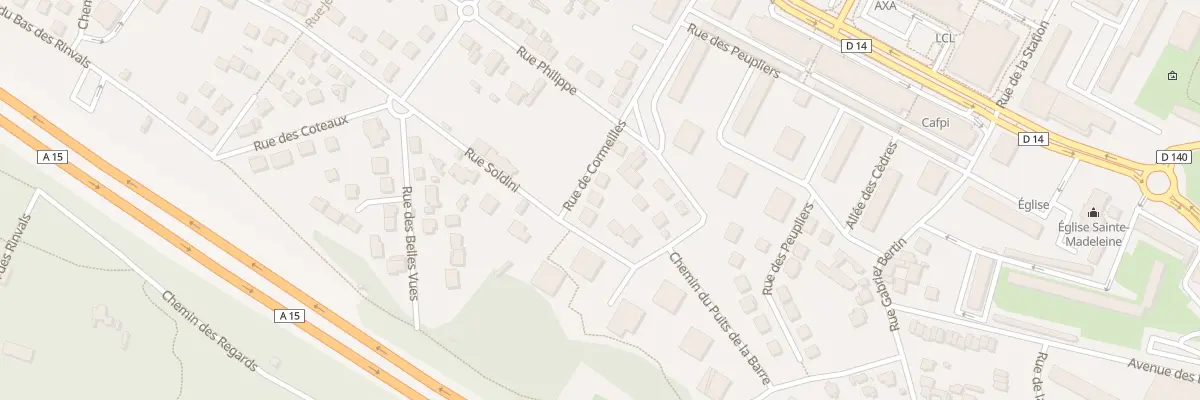 Plan du 13 Rue de Cormeilles à Franconville