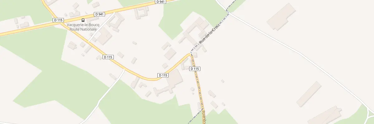 Plan du 5010 Rue de Fortel à Vacquerie-le-Boucq