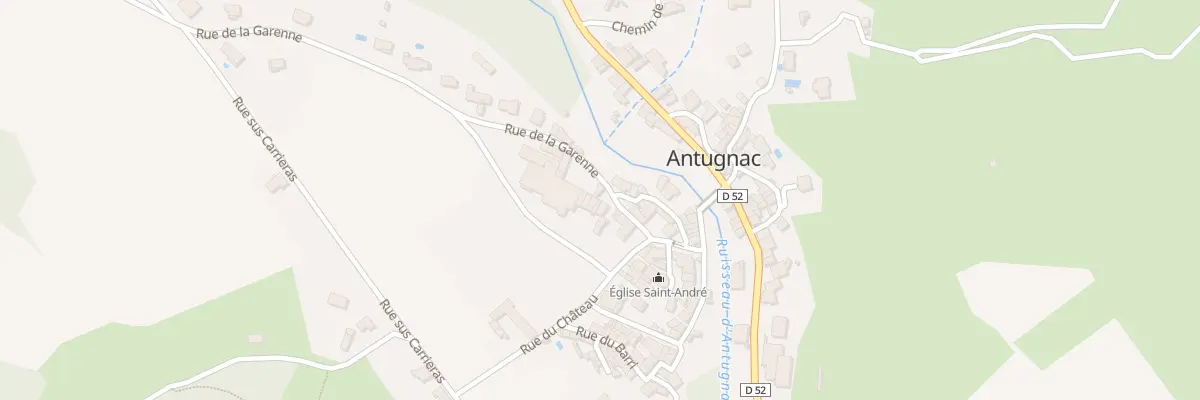 Plan du 44 Le Village à Antugnac