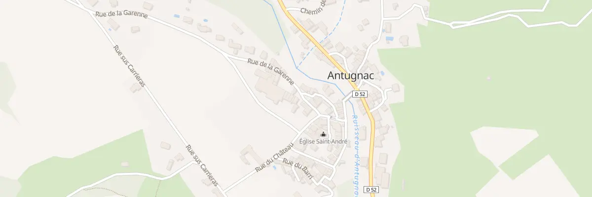Plan du 45 Le Village à Antugnac