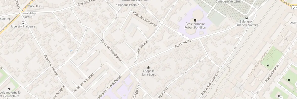 Plan du 66 Rue Voltaire à Suresnes