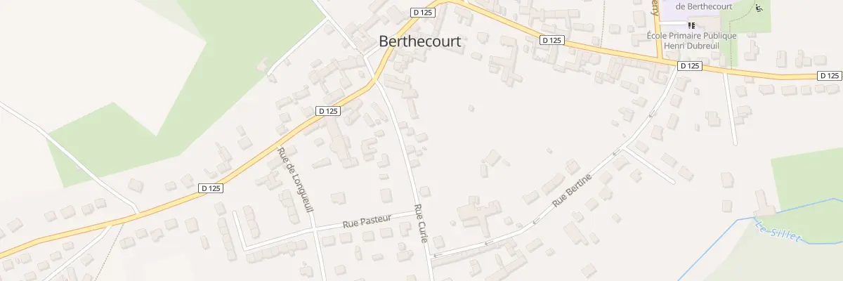 Plan du 64 Rue Curie à Berthecourt