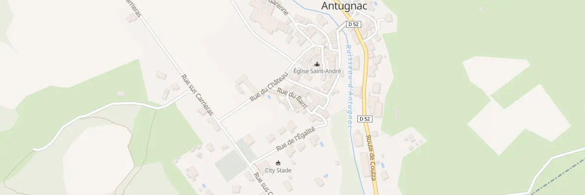 Plan du 65 Le Village à Antugnac