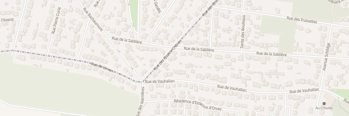 Plan du 10 Rue des 4 Chenes à Palaiseau